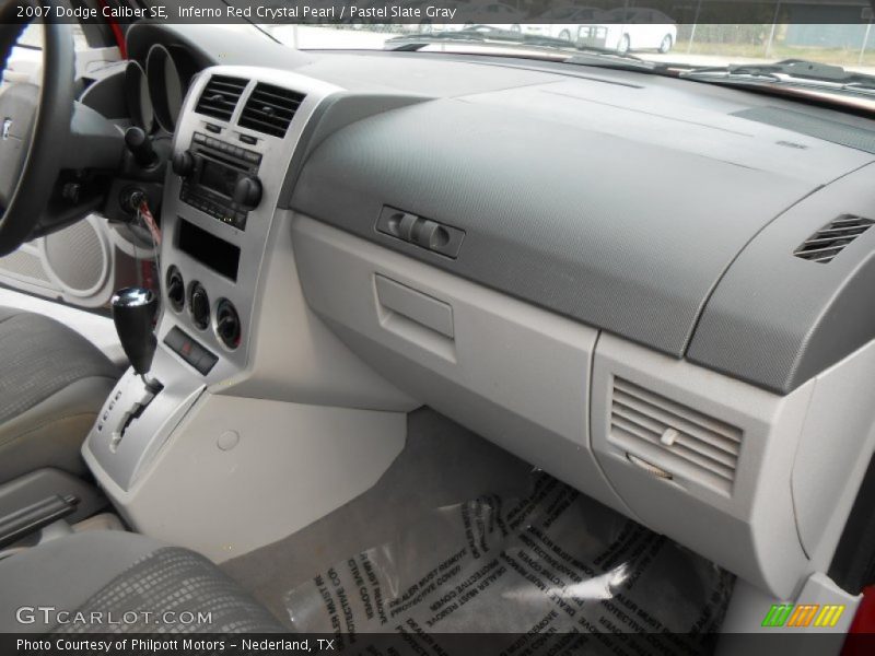 Inferno Red Crystal Pearl / Pastel Slate Gray 2007 Dodge Caliber SE