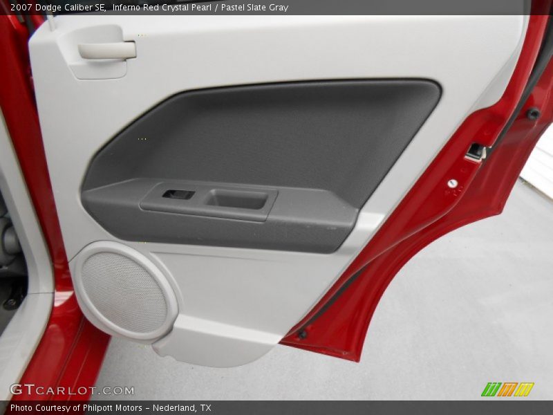 Inferno Red Crystal Pearl / Pastel Slate Gray 2007 Dodge Caliber SE