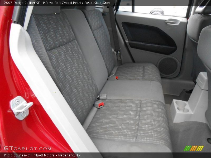 Inferno Red Crystal Pearl / Pastel Slate Gray 2007 Dodge Caliber SE