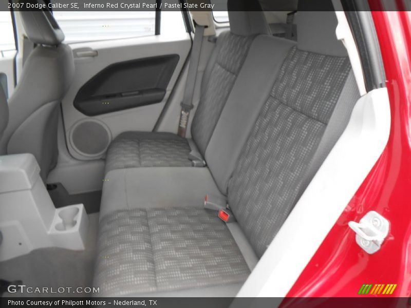 Inferno Red Crystal Pearl / Pastel Slate Gray 2007 Dodge Caliber SE