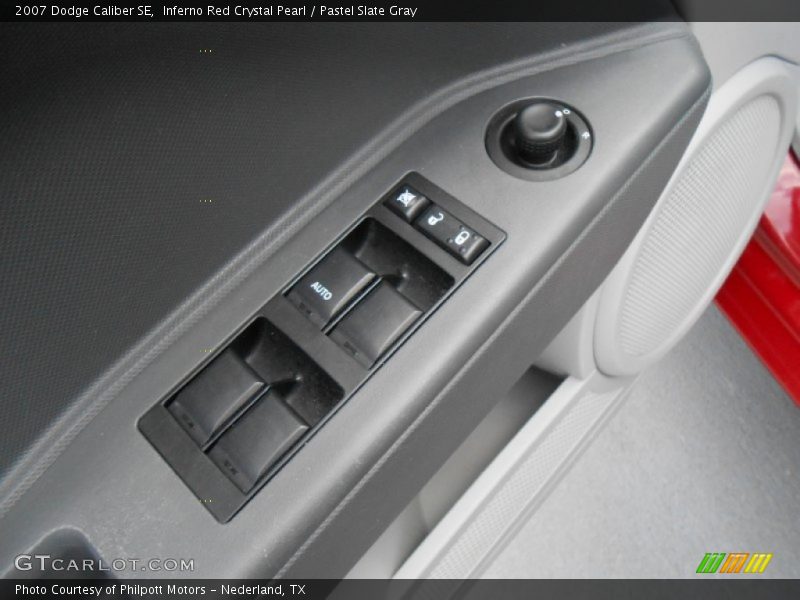 Inferno Red Crystal Pearl / Pastel Slate Gray 2007 Dodge Caliber SE