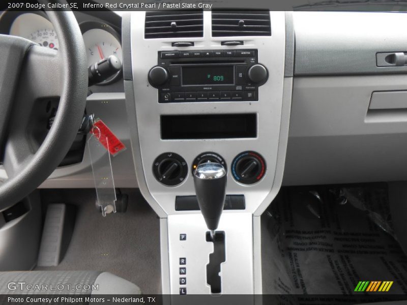 Inferno Red Crystal Pearl / Pastel Slate Gray 2007 Dodge Caliber SE
