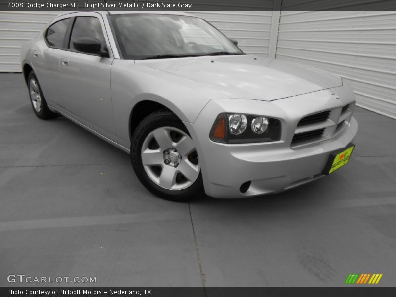 Bright Silver Metallic / Dark Slate Gray 2008 Dodge Charger SE
