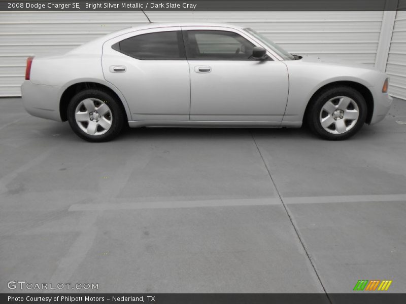 Bright Silver Metallic / Dark Slate Gray 2008 Dodge Charger SE