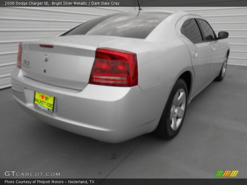 Bright Silver Metallic / Dark Slate Gray 2008 Dodge Charger SE