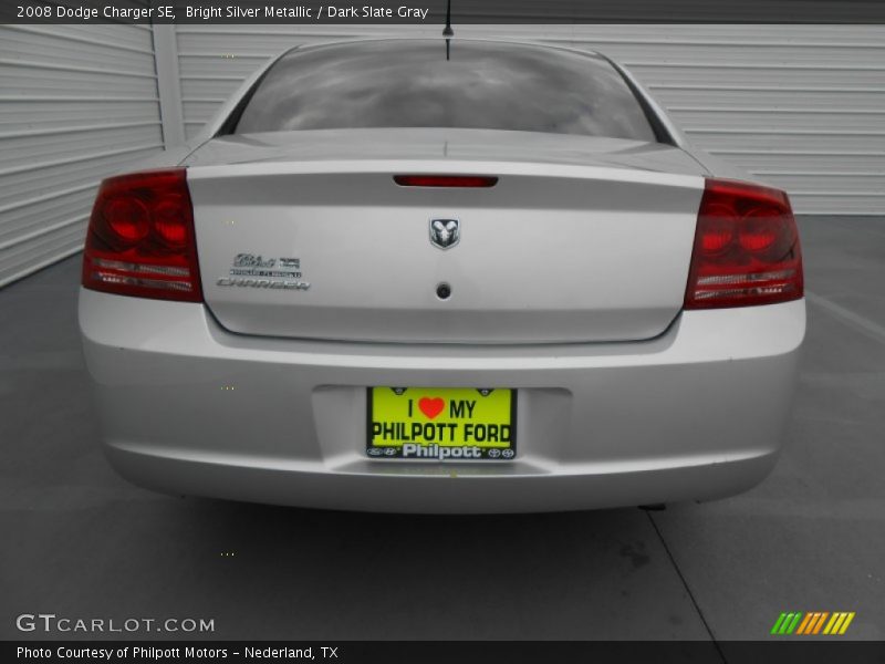 Bright Silver Metallic / Dark Slate Gray 2008 Dodge Charger SE