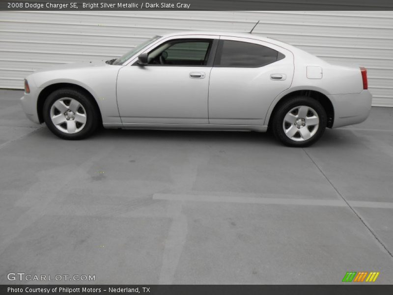 Bright Silver Metallic / Dark Slate Gray 2008 Dodge Charger SE