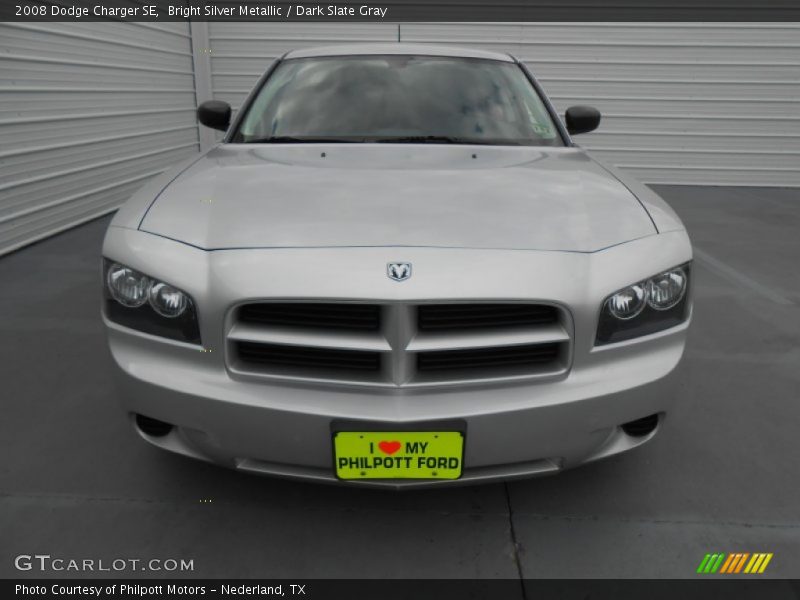 Bright Silver Metallic / Dark Slate Gray 2008 Dodge Charger SE