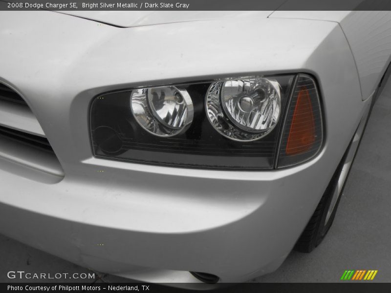 Bright Silver Metallic / Dark Slate Gray 2008 Dodge Charger SE