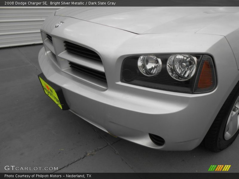 Bright Silver Metallic / Dark Slate Gray 2008 Dodge Charger SE