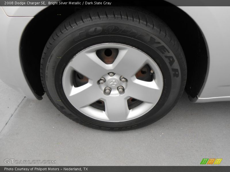 Bright Silver Metallic / Dark Slate Gray 2008 Dodge Charger SE