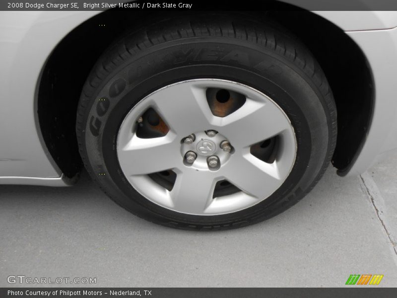 Bright Silver Metallic / Dark Slate Gray 2008 Dodge Charger SE