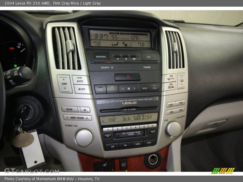 Flint Gray Mica / Light Gray 2004 Lexus RX 330 AWD