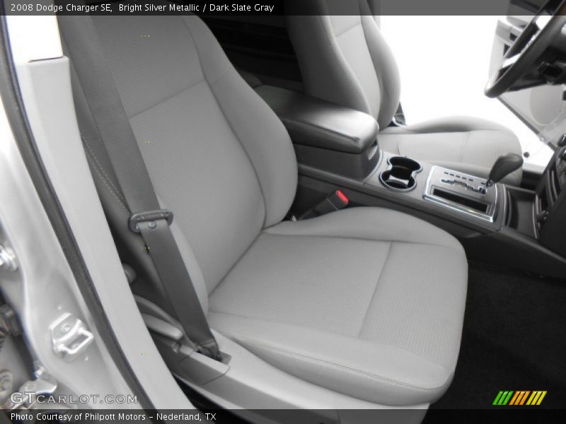 Bright Silver Metallic / Dark Slate Gray 2008 Dodge Charger SE