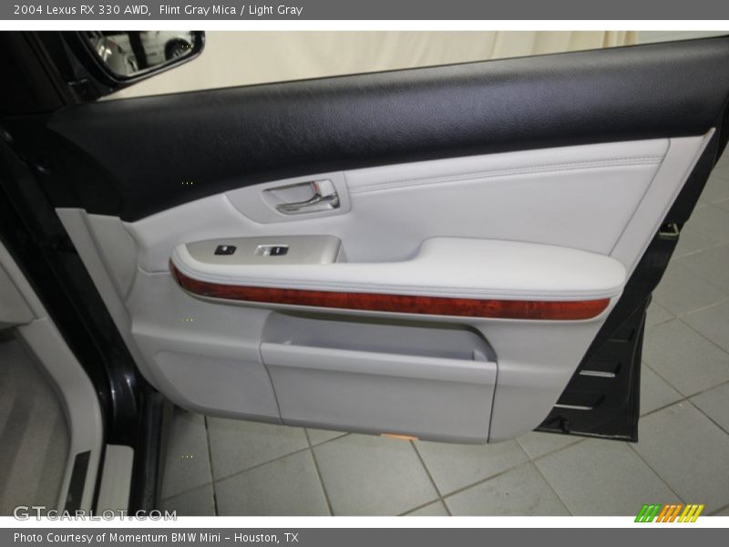 Flint Gray Mica / Light Gray 2004 Lexus RX 330 AWD