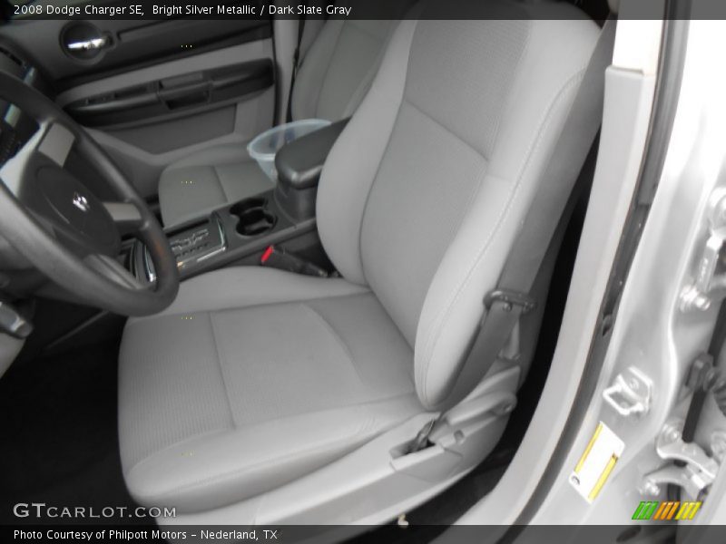 Bright Silver Metallic / Dark Slate Gray 2008 Dodge Charger SE