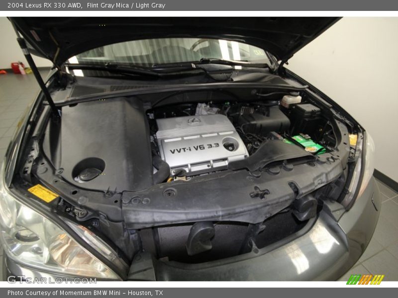 Flint Gray Mica / Light Gray 2004 Lexus RX 330 AWD