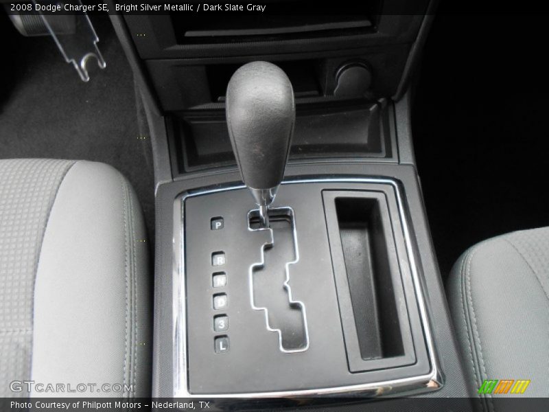 Bright Silver Metallic / Dark Slate Gray 2008 Dodge Charger SE