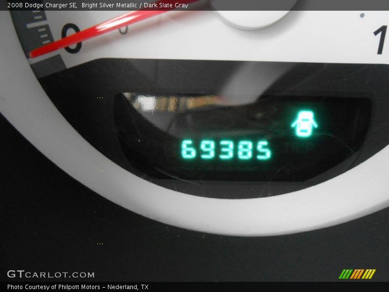 Bright Silver Metallic / Dark Slate Gray 2008 Dodge Charger SE