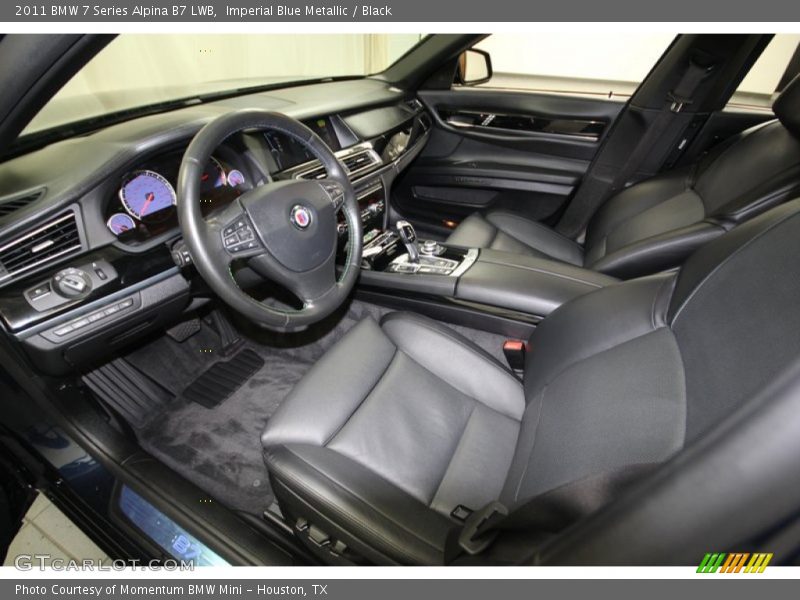Black Interior - 2011 7 Series Alpina B7 LWB 