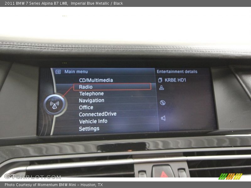 Imperial Blue Metallic / Black 2011 BMW 7 Series Alpina B7 LWB