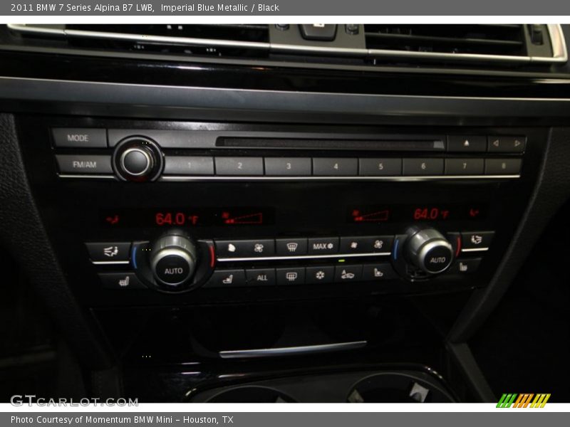 Controls of 2011 7 Series Alpina B7 LWB