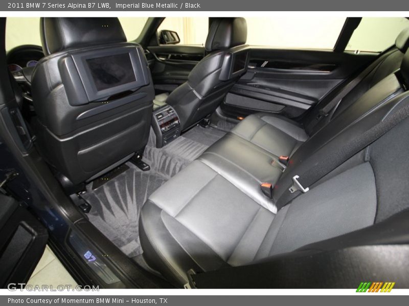 Rear Seat of 2011 7 Series Alpina B7 LWB