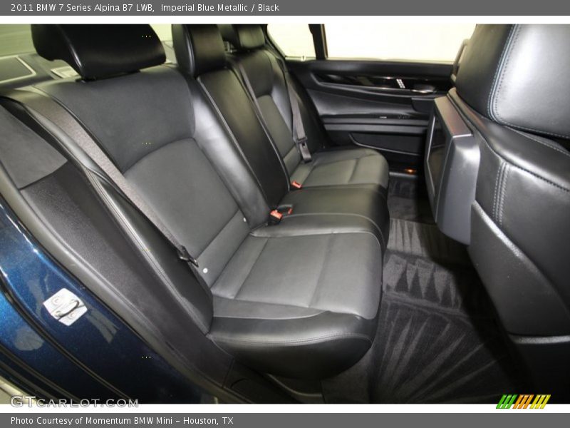Rear Seat of 2011 7 Series Alpina B7 LWB