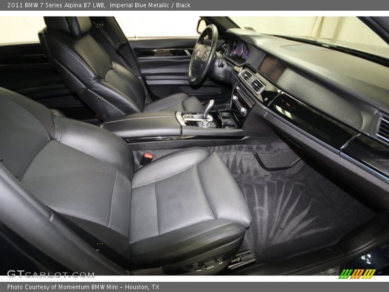 Front Seat of 2011 7 Series Alpina B7 LWB