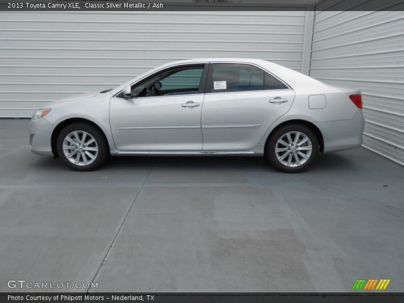 Classic Silver Metallic / Ash 2013 Toyota Camry XLE