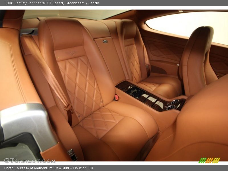 Rear Seat of 2008 Continental GT Speed