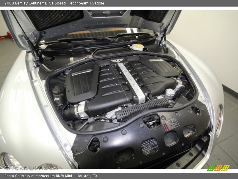  2008 Continental GT Speed Engine - 6.0L Twin-Turbocharged DOHC 48V VVT W12