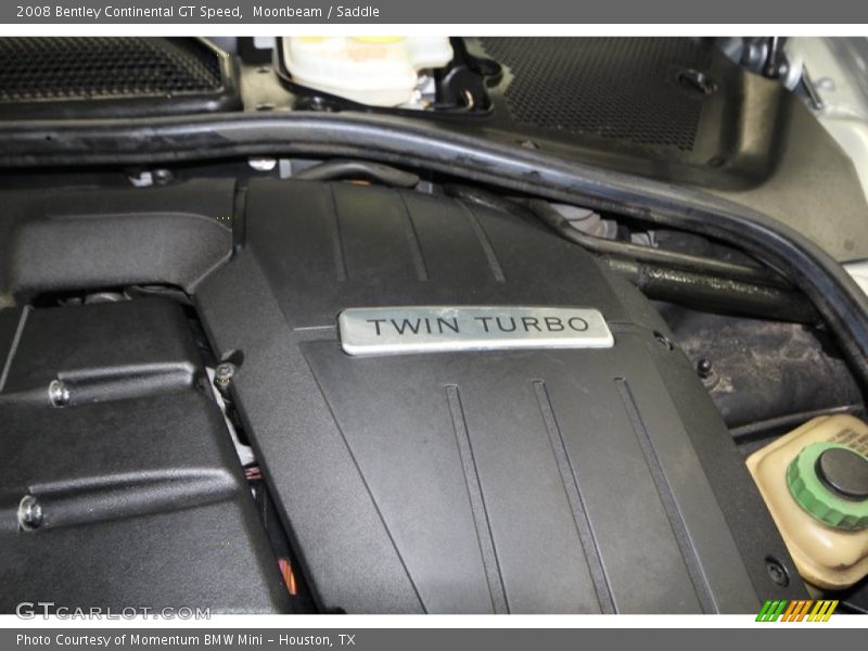  2008 Continental GT Speed Engine - 6.0L Twin-Turbocharged DOHC 48V VVT W12