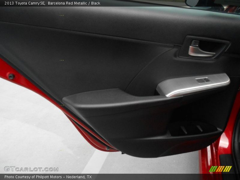 Barcelona Red Metallic / Black 2013 Toyota Camry SE