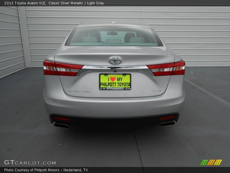 Classic Silver Metallic / Light Gray 2013 Toyota Avalon XLE