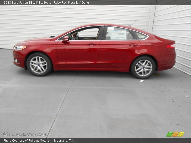  2013 Fusion SE 1.6 EcoBoost Ruby Red Metallic