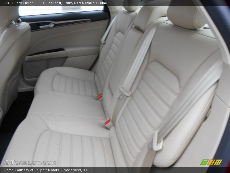 Ruby Red Metallic / Dune 2013 Ford Fusion SE 1.6 EcoBoost