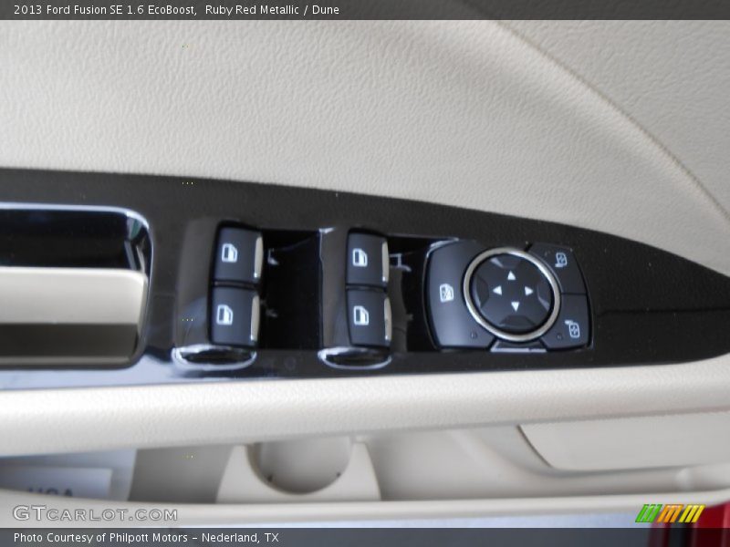 Ruby Red Metallic / Dune 2013 Ford Fusion SE 1.6 EcoBoost