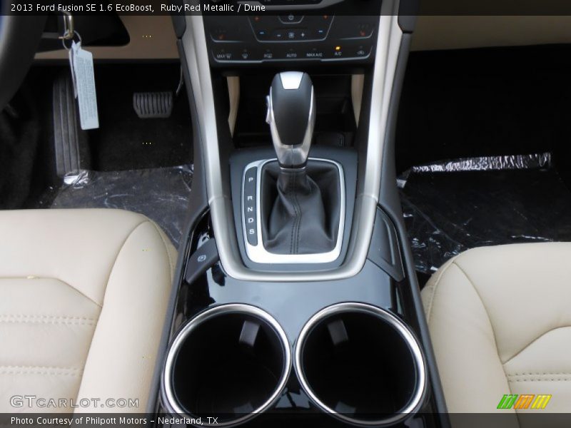 Ruby Red Metallic / Dune 2013 Ford Fusion SE 1.6 EcoBoost