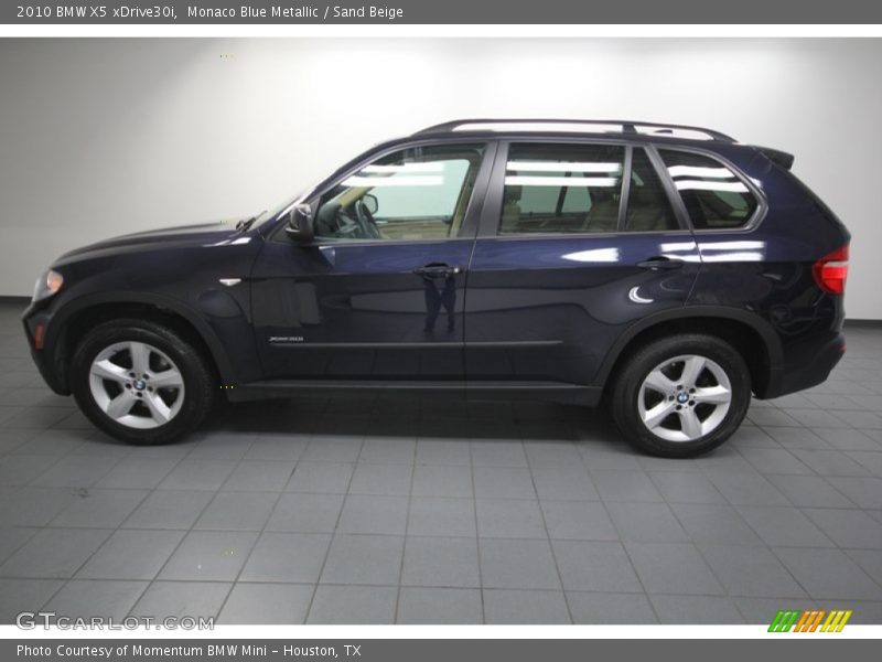 Monaco Blue Metallic / Sand Beige 2010 BMW X5 xDrive30i