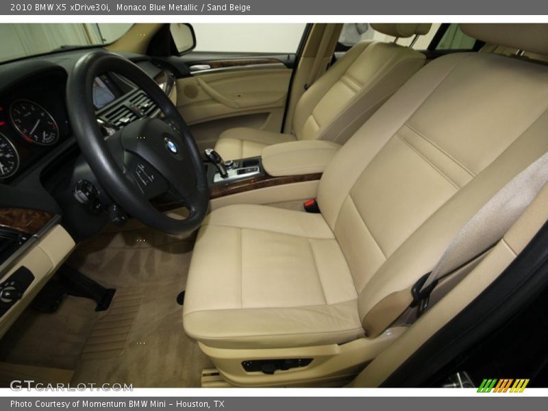 Monaco Blue Metallic / Sand Beige 2010 BMW X5 xDrive30i