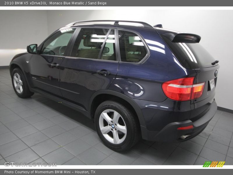 Monaco Blue Metallic / Sand Beige 2010 BMW X5 xDrive30i