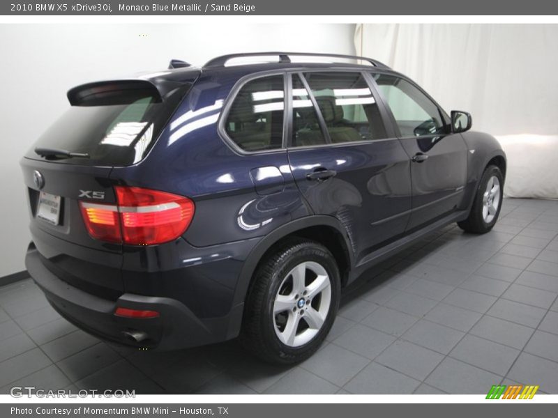 Monaco Blue Metallic / Sand Beige 2010 BMW X5 xDrive30i