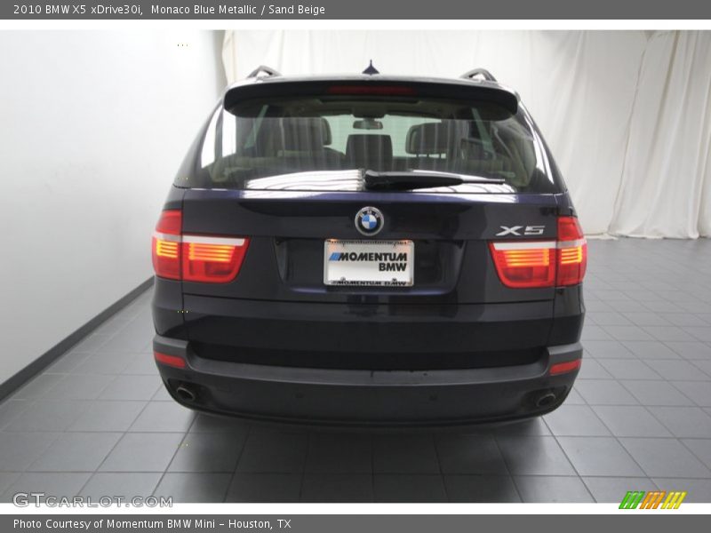Monaco Blue Metallic / Sand Beige 2010 BMW X5 xDrive30i