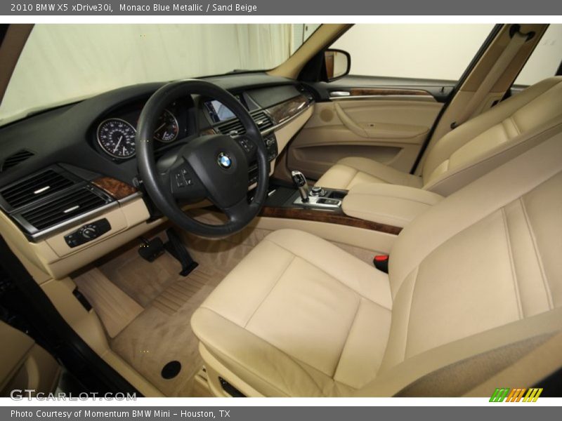 Monaco Blue Metallic / Sand Beige 2010 BMW X5 xDrive30i