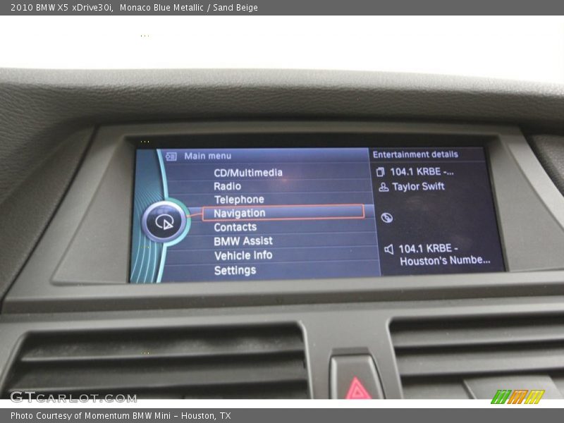 Monaco Blue Metallic / Sand Beige 2010 BMW X5 xDrive30i