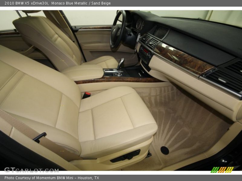 Monaco Blue Metallic / Sand Beige 2010 BMW X5 xDrive30i