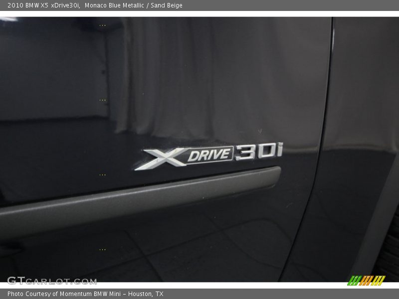 Monaco Blue Metallic / Sand Beige 2010 BMW X5 xDrive30i