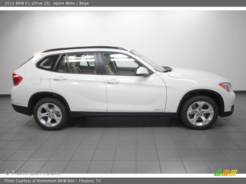 Alpine White / Beige 2013 BMW X1 sDrive 28i