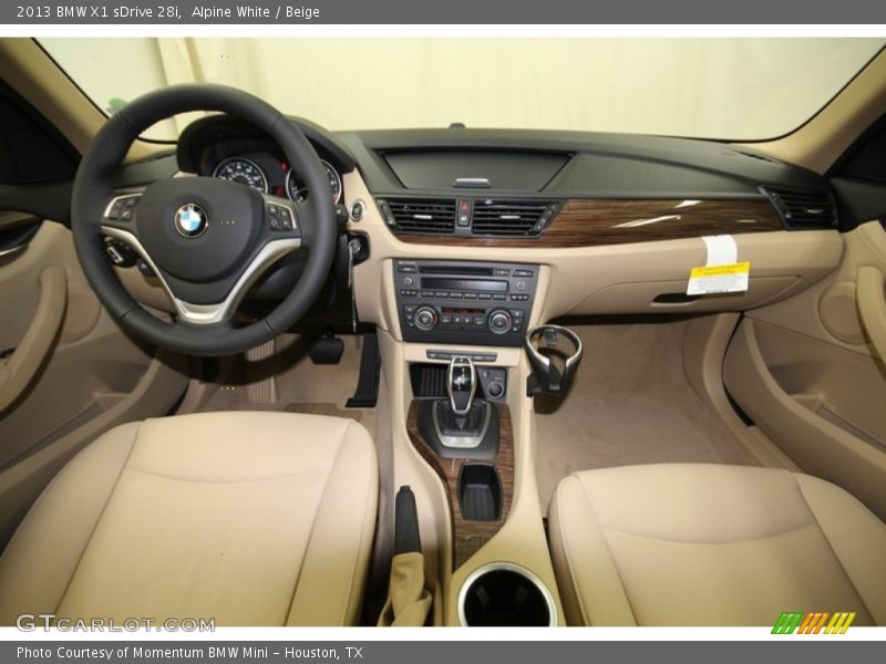 Alpine White / Beige 2013 BMW X1 sDrive 28i